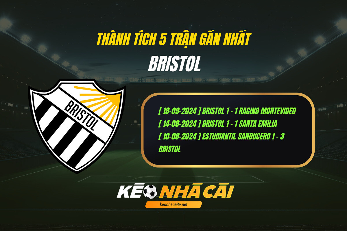 Thanh Tich 5 Tran Gan Nhat Bristol Thành Tích 5 Trận Gần Nhất Bristol