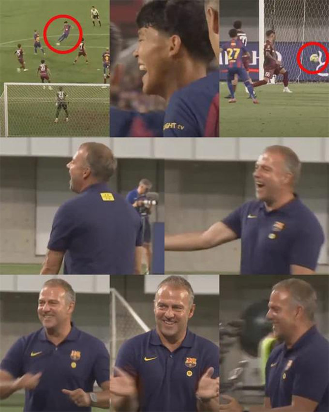 Hlv Hansi Flick Phan Khich Voi Ban Thang Cua Dro Vao Luoi Vissel Kobe Hlv Hansi Flick Phấn Khích Với Bàn Thắng Của Dro Vào Lưới Vissel Kobe