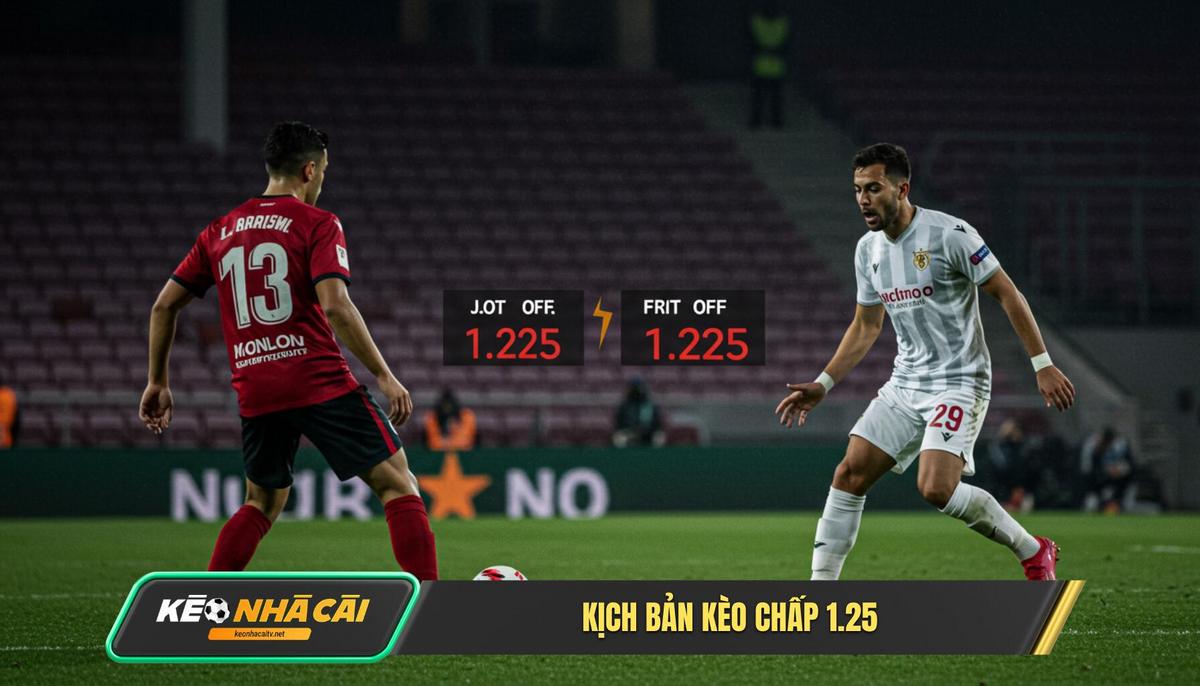 Giai Ma Cac Kich Ban Thang Thua Khi Dat Keo Chap 1.25 Giải Mã Các Kịch Bản Thắng Thua Khi Đặt Kèo Chấp 1.25