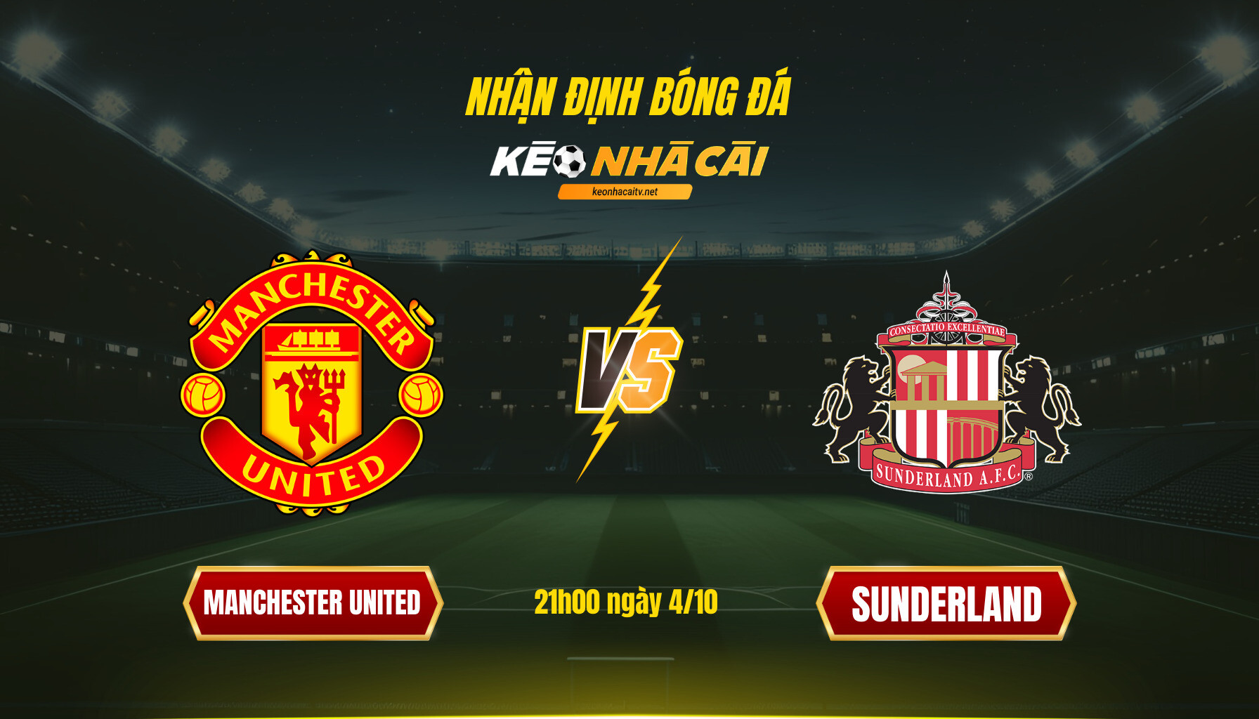Soi Keo Nha Cai Manchester United Vs Sunderland 21H00 Ngay 4 10 Soi Kèo Nhà Cái Manchester United Vs Sunderland 21H00 Ngày 4 10